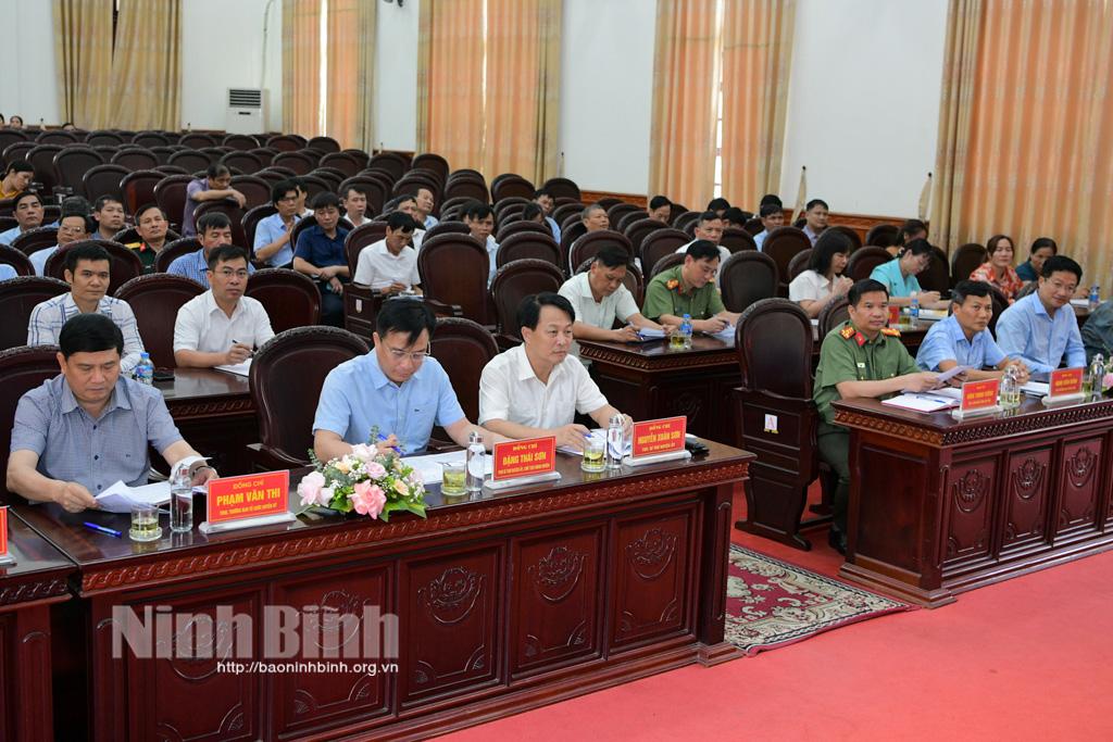 Huyện ủy Yên Mô sơ kết công tác 6 tháng đầu năm