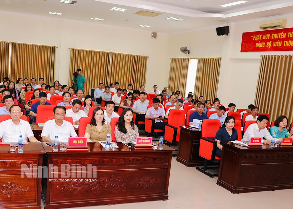 Đảng ủy Khối Cơ quan và doanh nghiệp tỉnh sơ kết 5 năm thực hiện Nghị quyết 35-NQ/TW của Bộ Chính trị