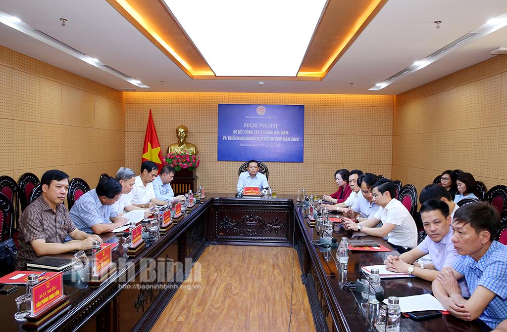 Bộ Kế hoạch và Đầu tư tổ chức hội nghị trực tuyến sơ kết công tác 6 tháng đầu năm