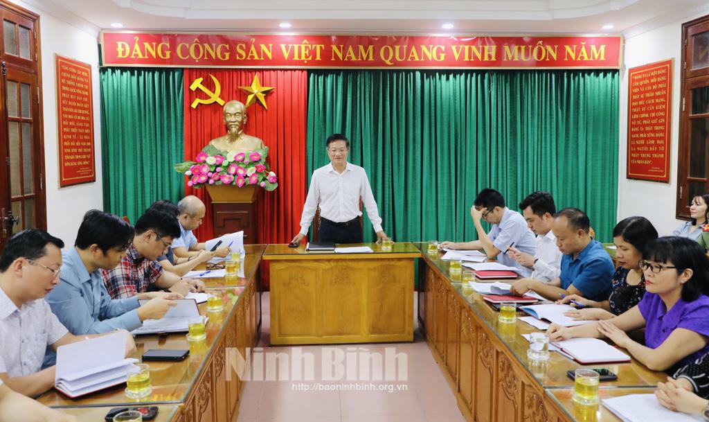 Giao ban công tác báo chí, tuyên truyền tháng 7