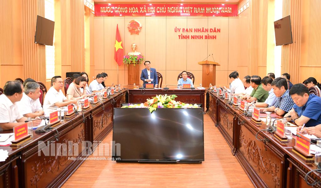 Đoàn giám sát của Ban Dân nguyện, Ủy ban Thường vụ Quốc hội làm việc với UBND tỉnh