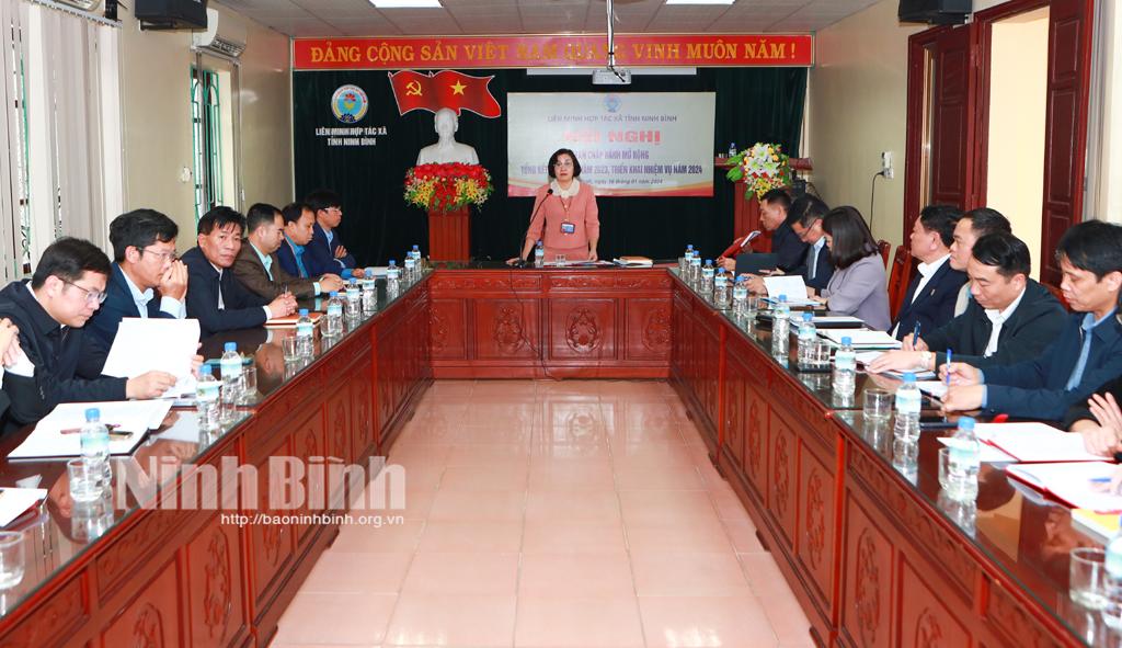 Năm 2024, Liên minh HTX tỉnh phấn đấu thành lập mới 25 HTX