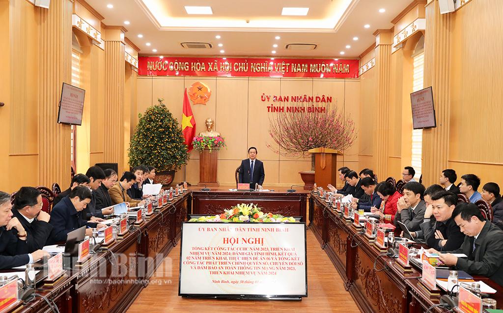 Ban Chỉ đạo CCHC, Ban Chỉ đạo Chuyển đổi số tỉnh triển khai nhiệm vụ năm 2024