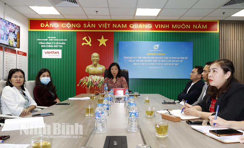 Phát động chủ đề công tác năm 2024 và các cuộc thi của Trung ương Hội Liên hiệp Phụ nữ Việt Nam