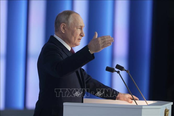 Tỷ lệ tín nhiệm Tổng thống Nga V.Putin duy trì ở mức cao