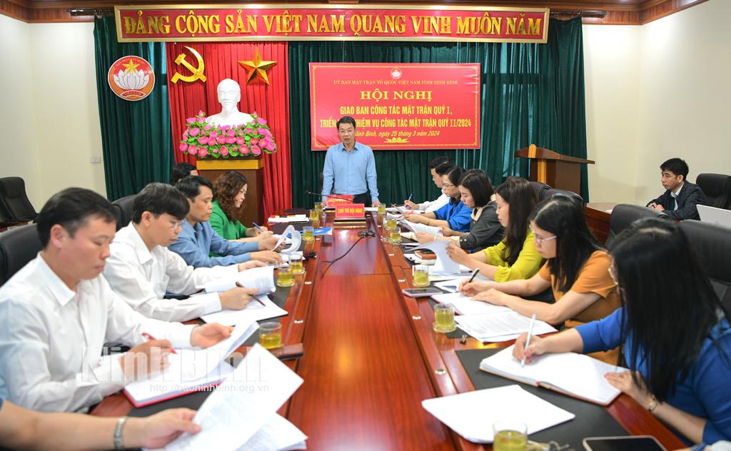 Triển khai nhiệm vụ công tác Mặt trận quý II