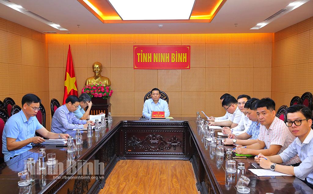 Ninh Bình cam kết bàn giao mặt bằng đúng hẹn thực hiện dự án đường dây 500 kV mạch 3