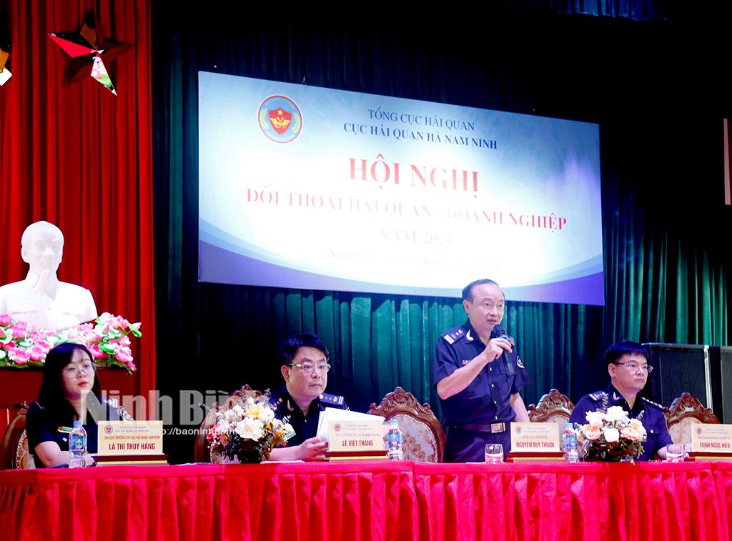 Cục Hải quan Hà Nam Ninh đối thoại với doanh nghiệp năm 2024