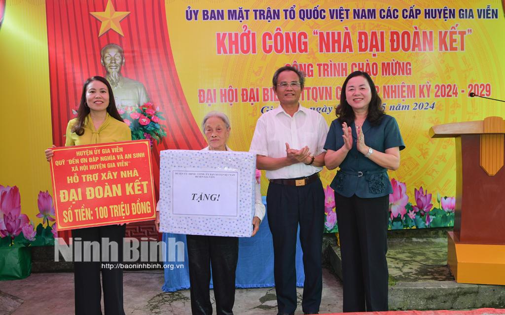 Khởi công xây dựng nhà đại đoàn kết tại huyện Gia Viễn