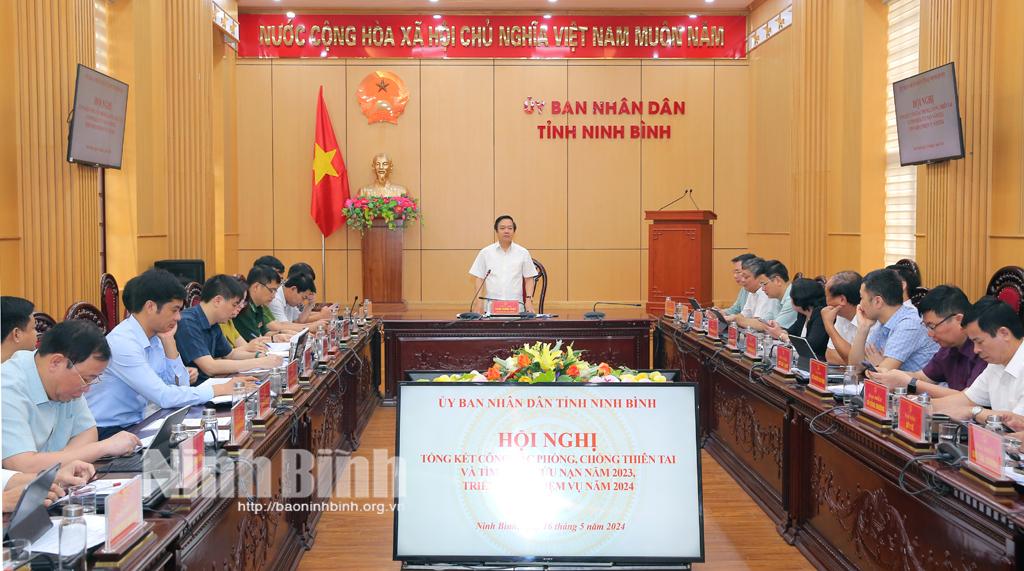 Triển khai nhiệm vụ phòng, chống thiên tai và tìm kiếm cứu nạn năm 2024