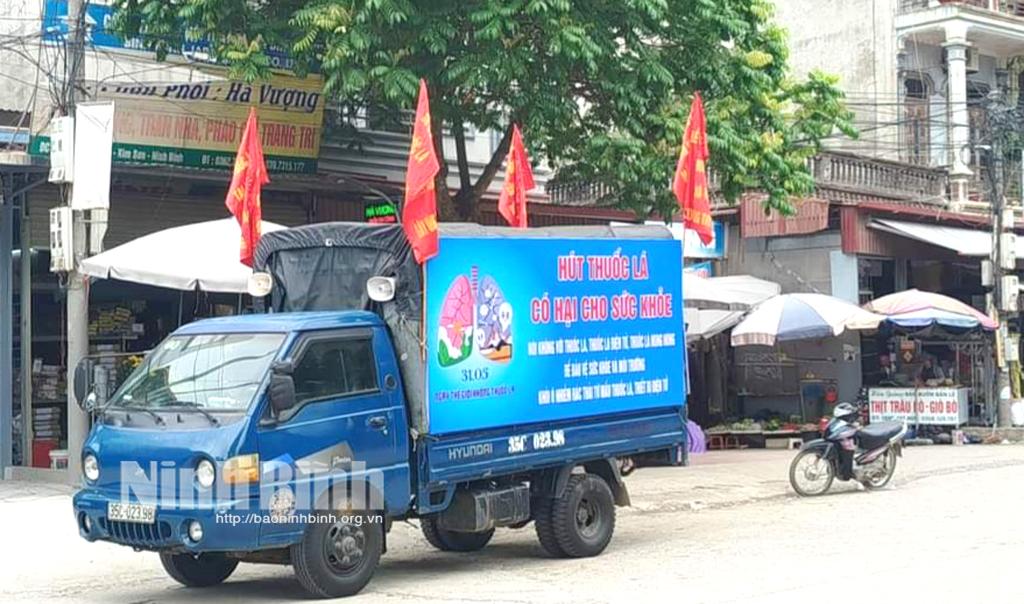 Truyền thông lưu động hưởng ứng Ngày Thế giới không thuốc lá 31/5 và Tuần lễ quốc gia không thuốc lá