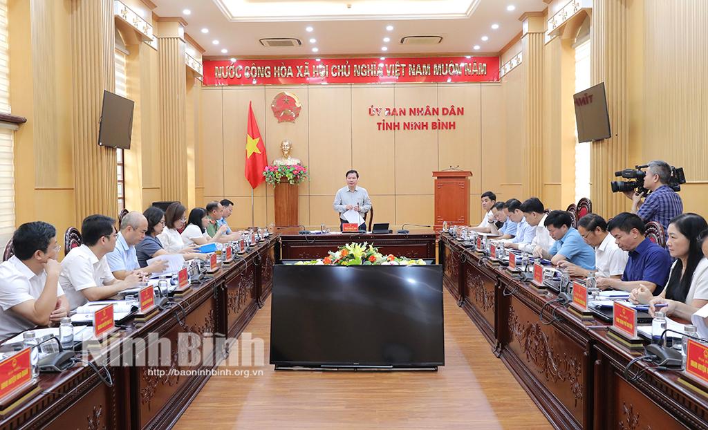 Hội nghị Ban Chỉ đạo các Kỳ thi năm 2024 tỉnh Ninh Bình