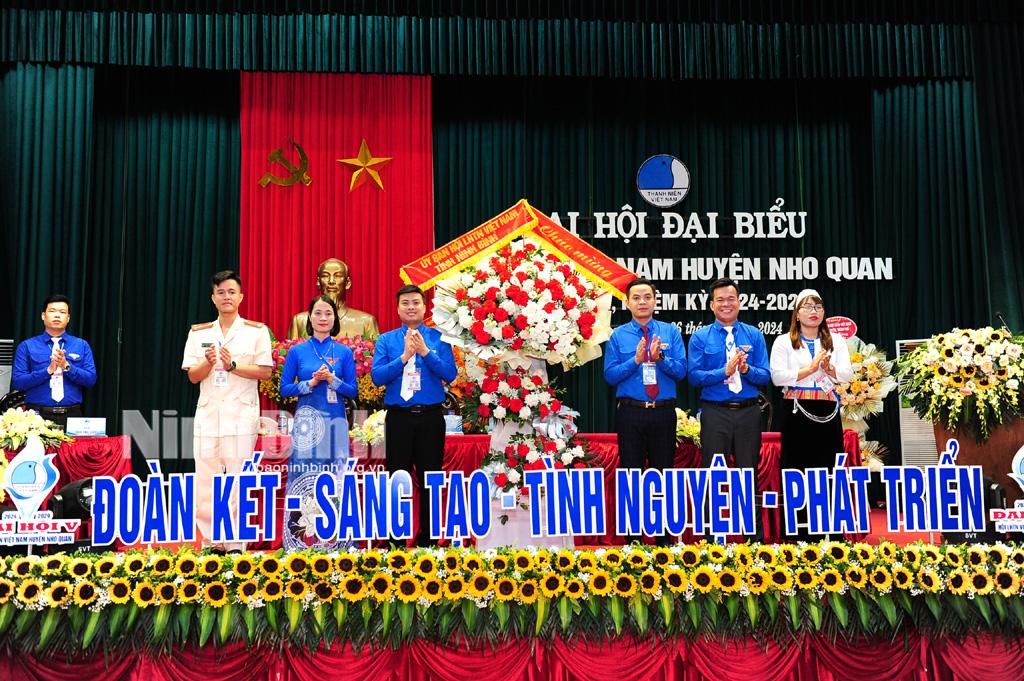Đại hội đại biểu Hội Liên hiệp Thanh niên Việt Nam huyện Nho Quan lần thứ V