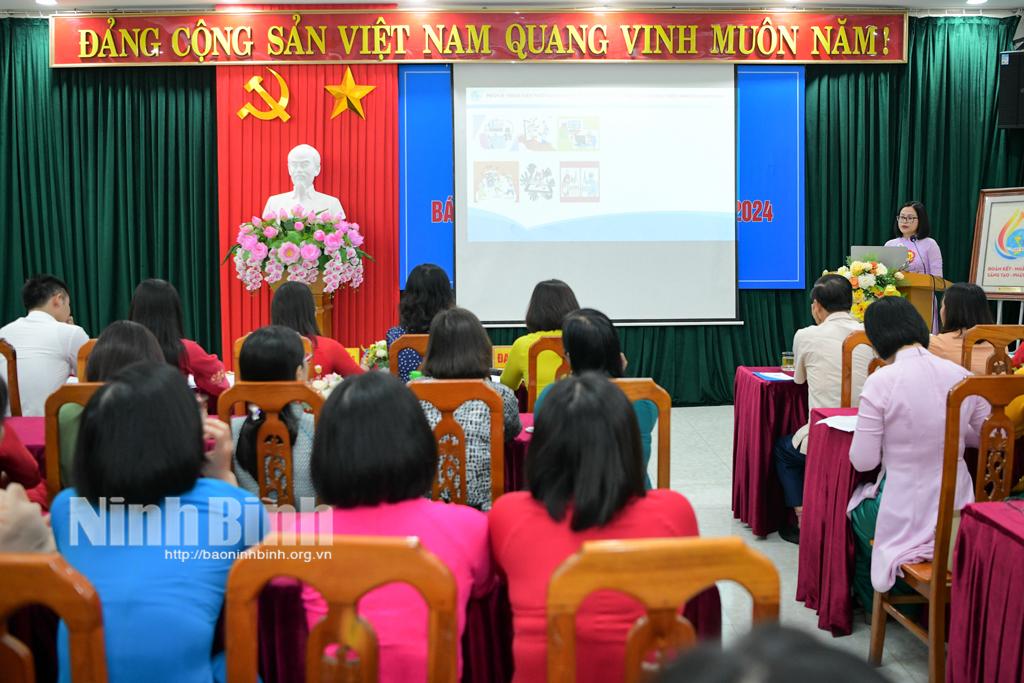 Hội Liên hiệp Phụ nữ tỉnh tổ chức Hội thi "Báo cáo viên giỏi" năm 2024