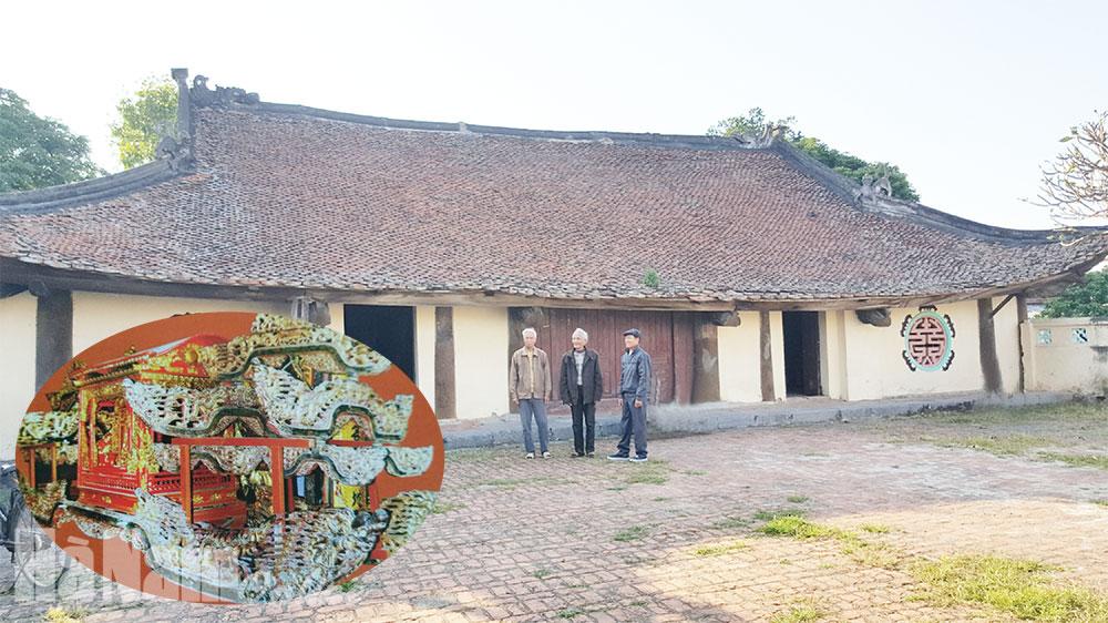 Độc đáo kiệu thờ đình Thọ Chương