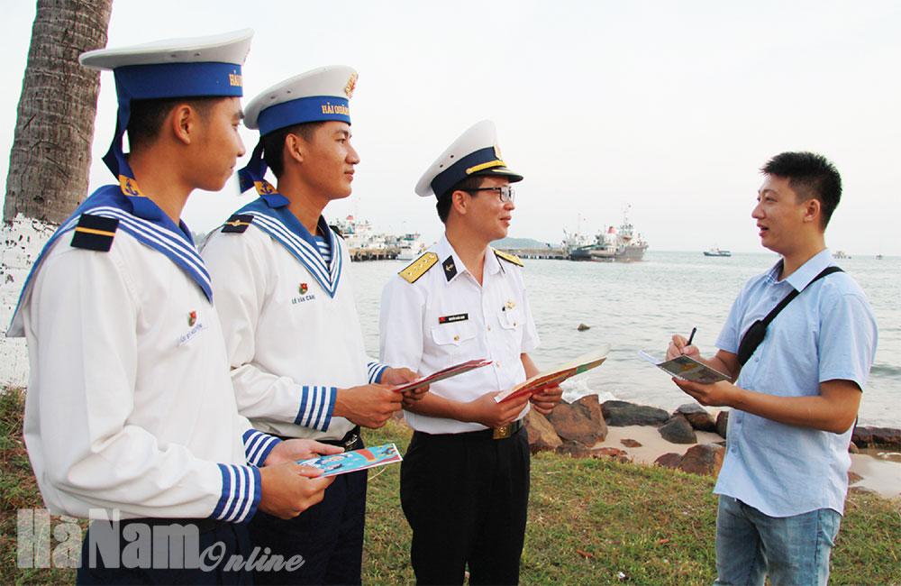 Tự hào được tác nghiệp nơi đảo xa