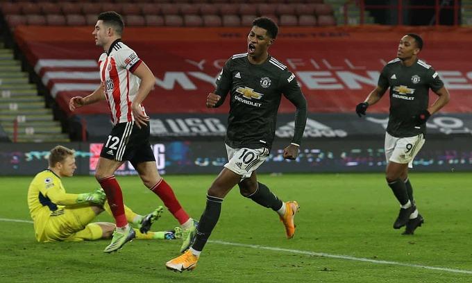 Man Utd kém top 4 một điểm