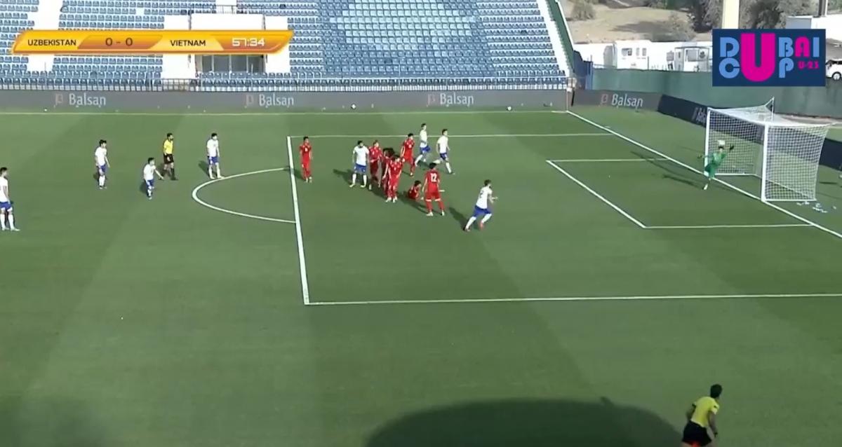 U23 Việt Nam thua U23 Uzbekistan trong trận đấu cuối tại Dubai Cup 2022