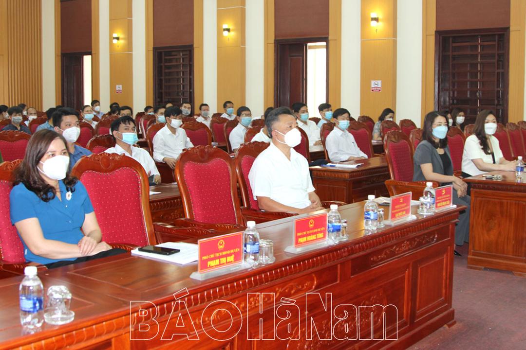 Huyện ủy Kim Bảng tập huấn nghiệp vụ công tác dân vận năm 2022