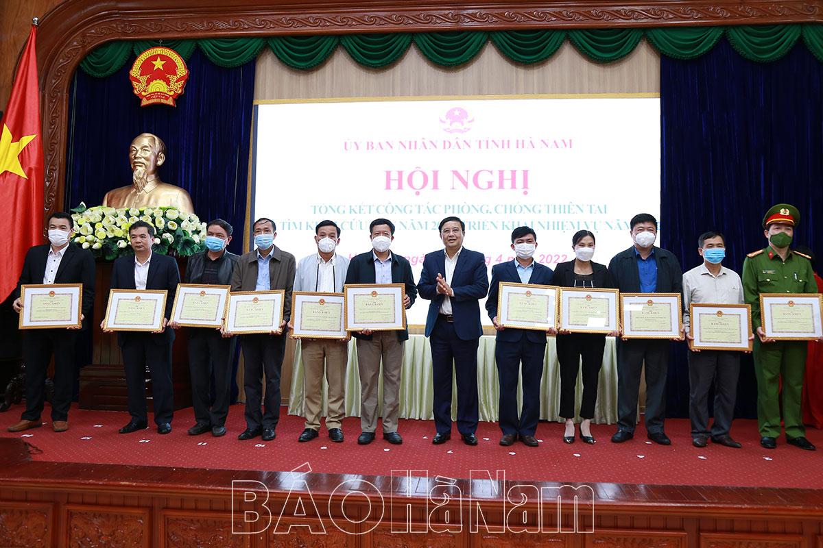 Triển khai nhiệm vụ phòng chống thiên tai và tìm kiếm cứu nạn năm 2022