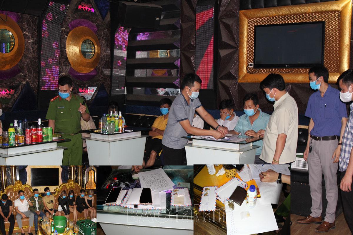 Công an Kim Bảng bắt 14 đối tượng “bay lắc” trong quán Karaoke
