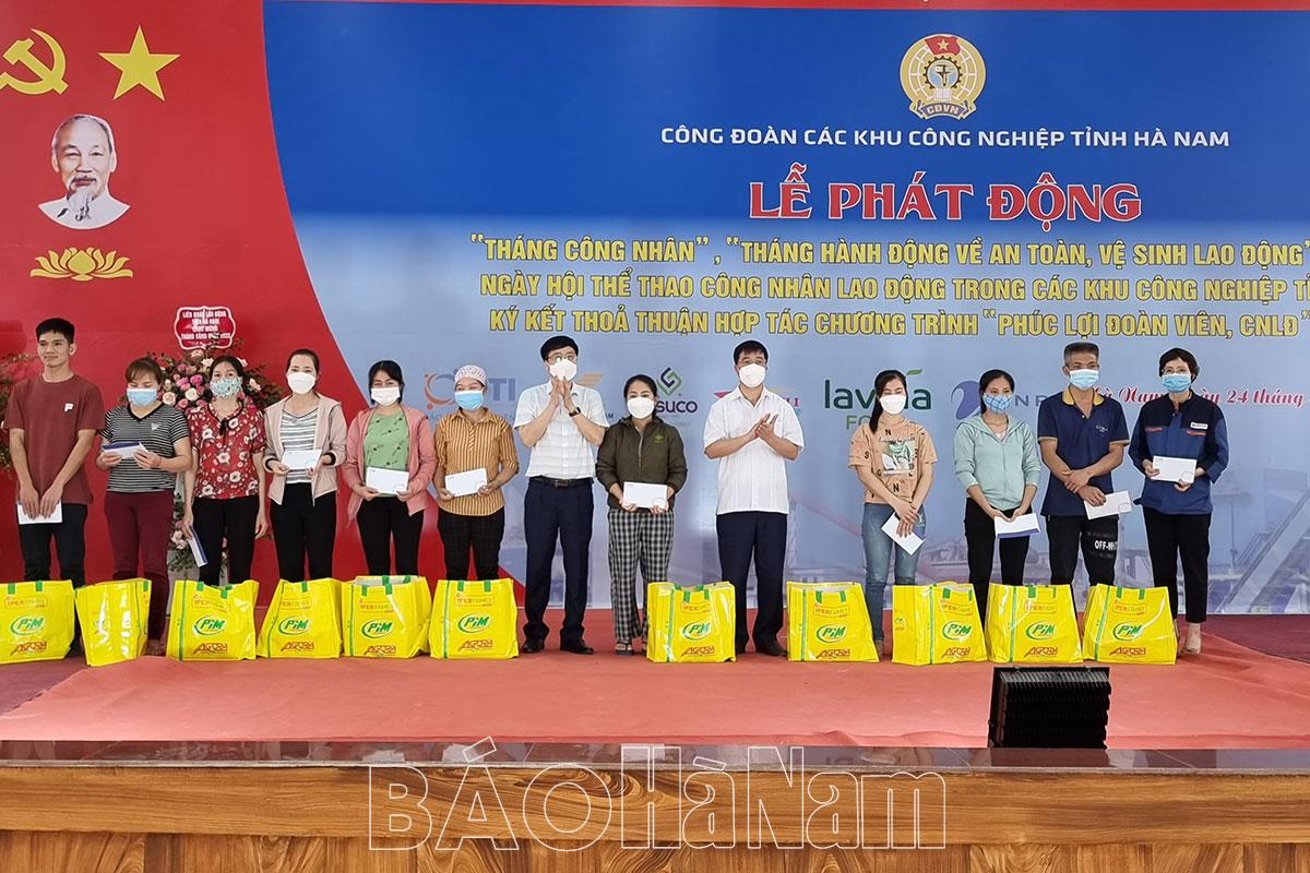 Công đoàn các khu công nghiệp Hà Nam phát động Tháng Công nhân 2022