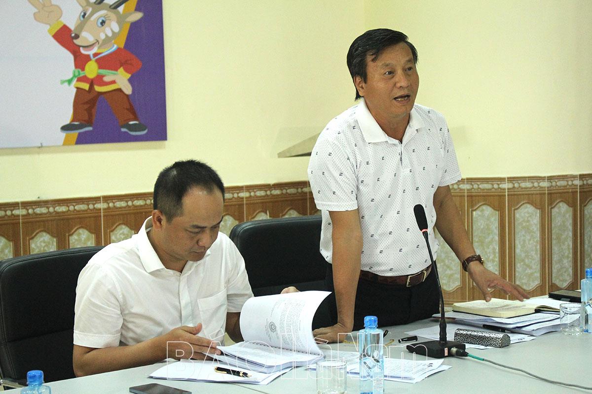 Họp Ban tổ chức môn Futsal nam, nữ Sea Games 31 tổ chức tại Hà Nam