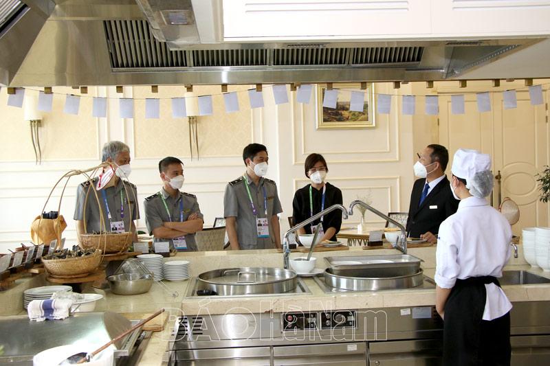 Chi cục An toàn Vệ sinh thực phẩm kiểm tra, giám sát vệ sinh thực phẩm tại các cơ sở lưu trú phục vụ SEA Games 31