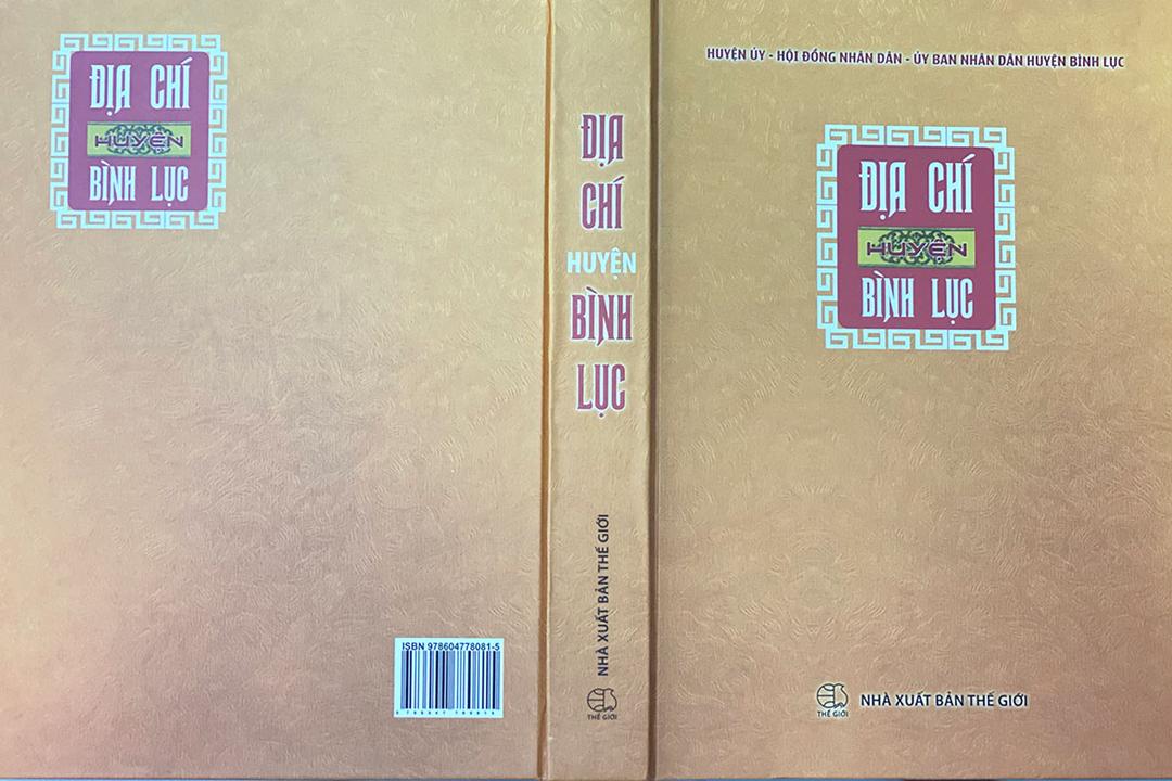 Địa chí huyện Bình Lục: Phần thứ nhất: Địa lý