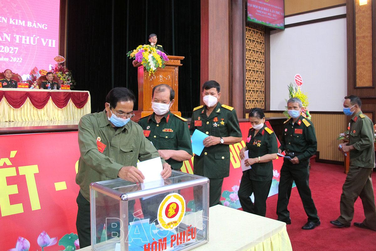 Hội CCB hoàn thành đại hội đại biểu cấp cơ sở nhiệm kỳ 2022 – 2027