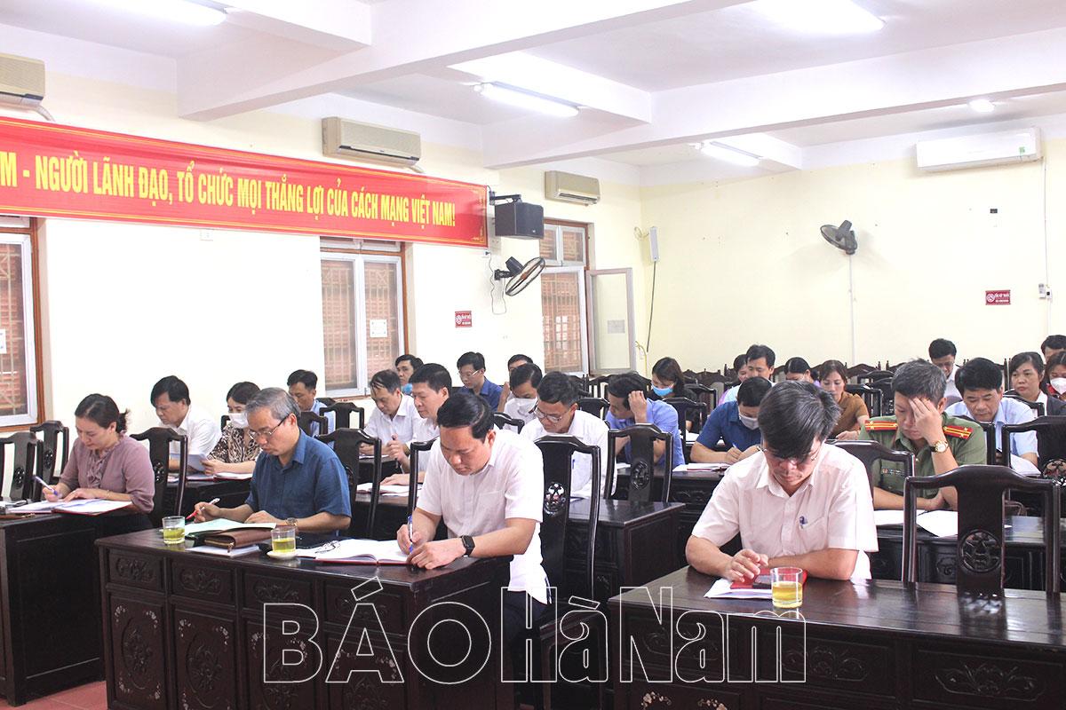 Huyện Bình Lục phát động Giải Báo chí toàn quốc về xây dựng Đảng (Búa Liềm Vàng) lần thứ VII năm 2022