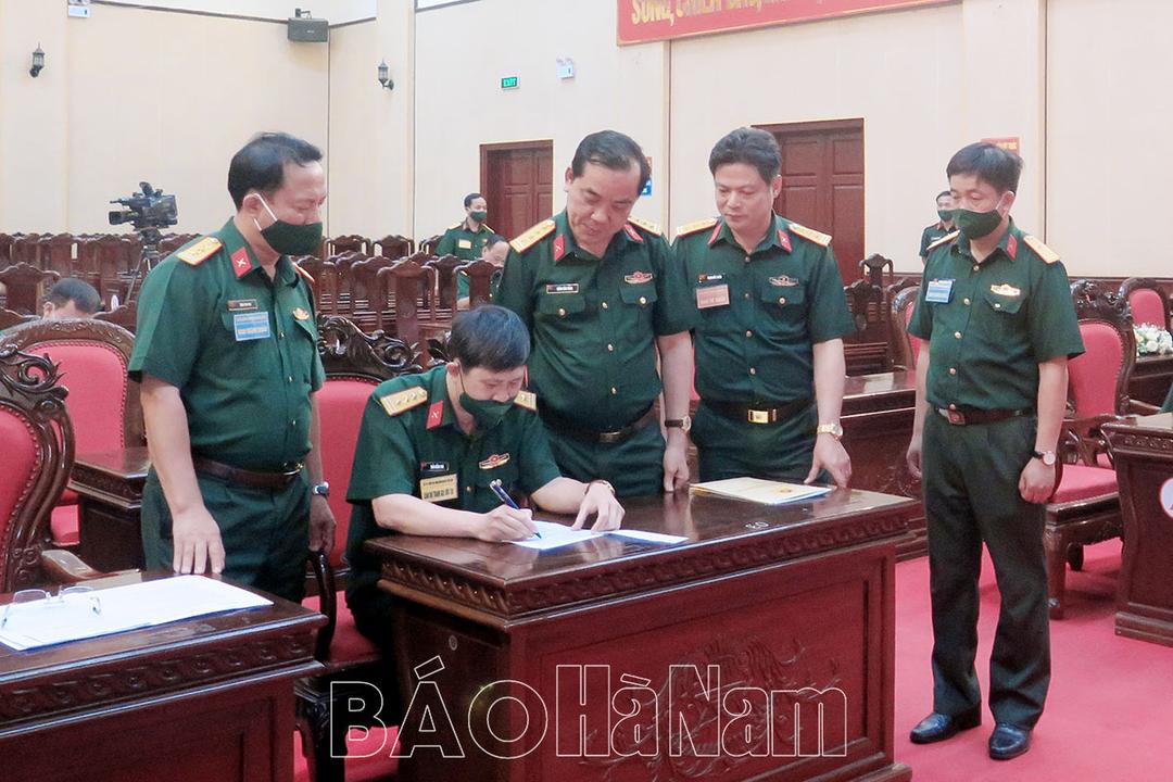 Bộ CHQS tỉnh khai mạc hội thi chỉ huy trưởng, chính trị viên, trung đoàn trưởng, chính ủy Trung đoàn năm 2022