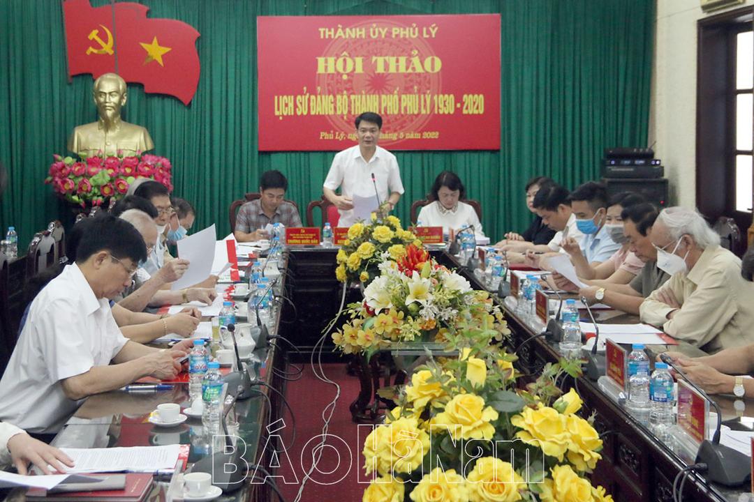 Hội thảo Lịch sử Đảng bộ thành phố Phủ Lý giai đoạn 1930 – 2020
