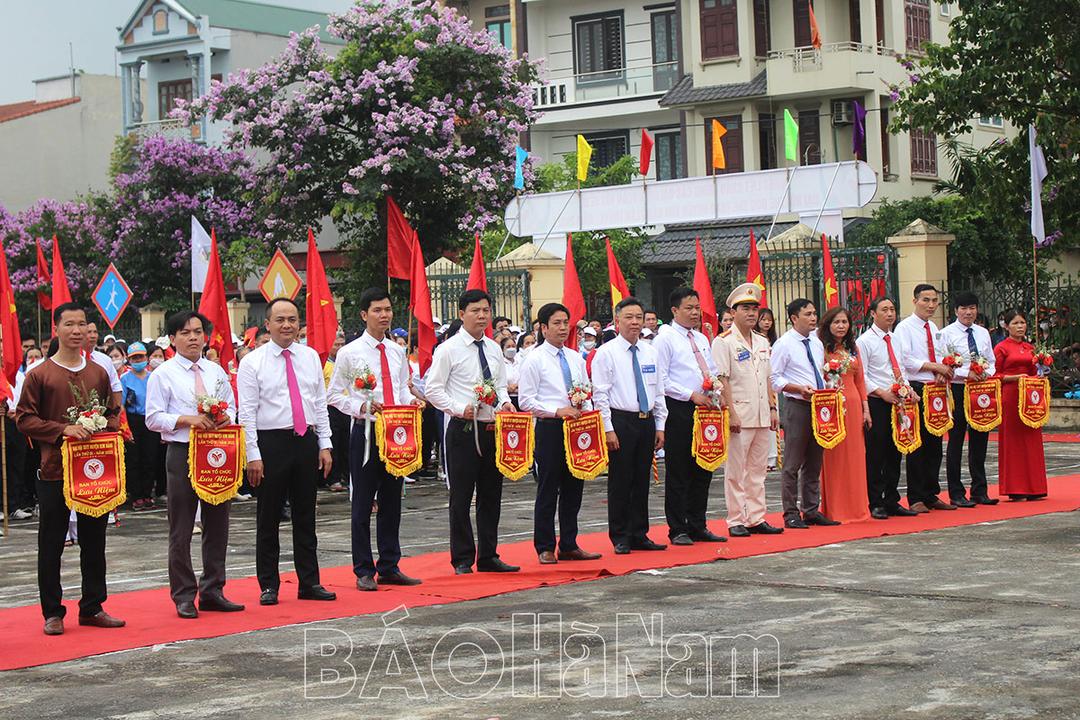 Huyện Kim Bảng khai mạc Đại hội TDTT lần thứ IX, năm 2022