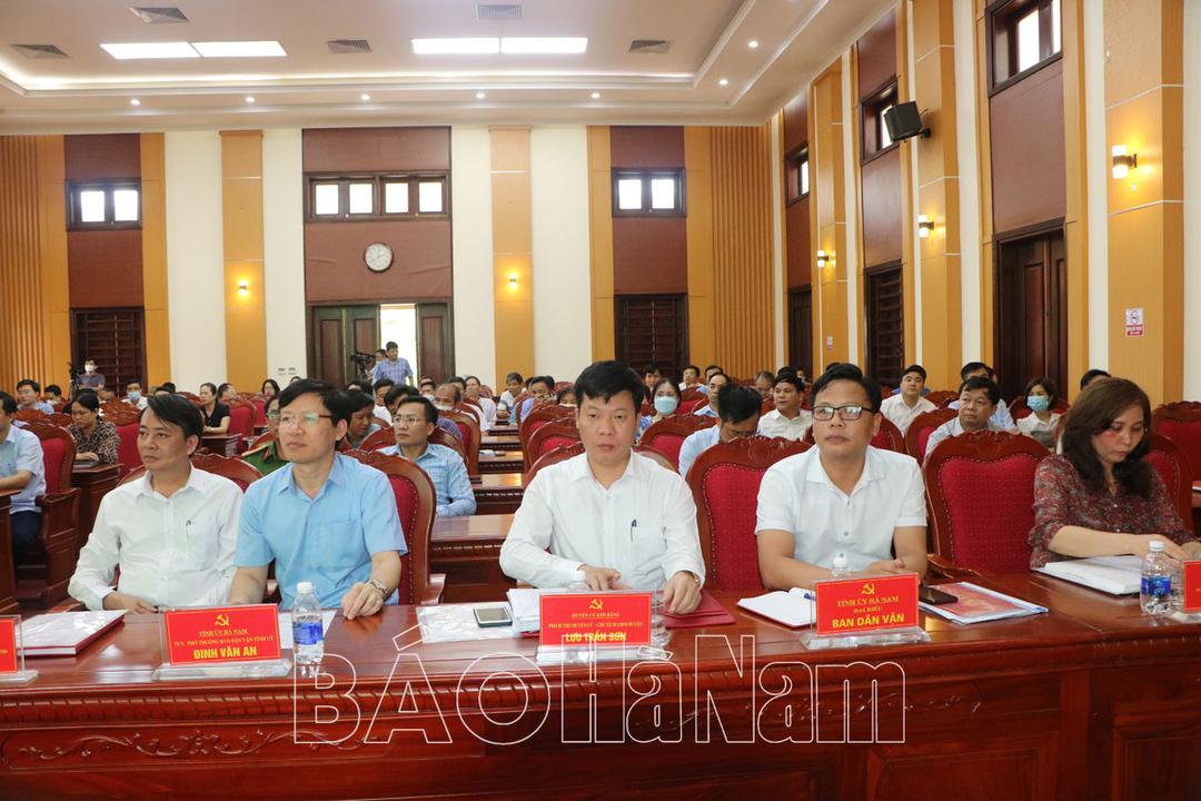 Kim Bảng tọa đàm nâng cao chất lượng mô hình “Chính quyền thân thiện vì nhân dân phục vụ”