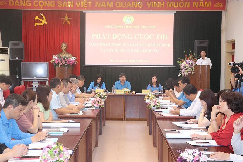 Phát động Cuộc thi “Công đoàn tham gia cải cách hành chính và xây dựng văn hóa công vụ”