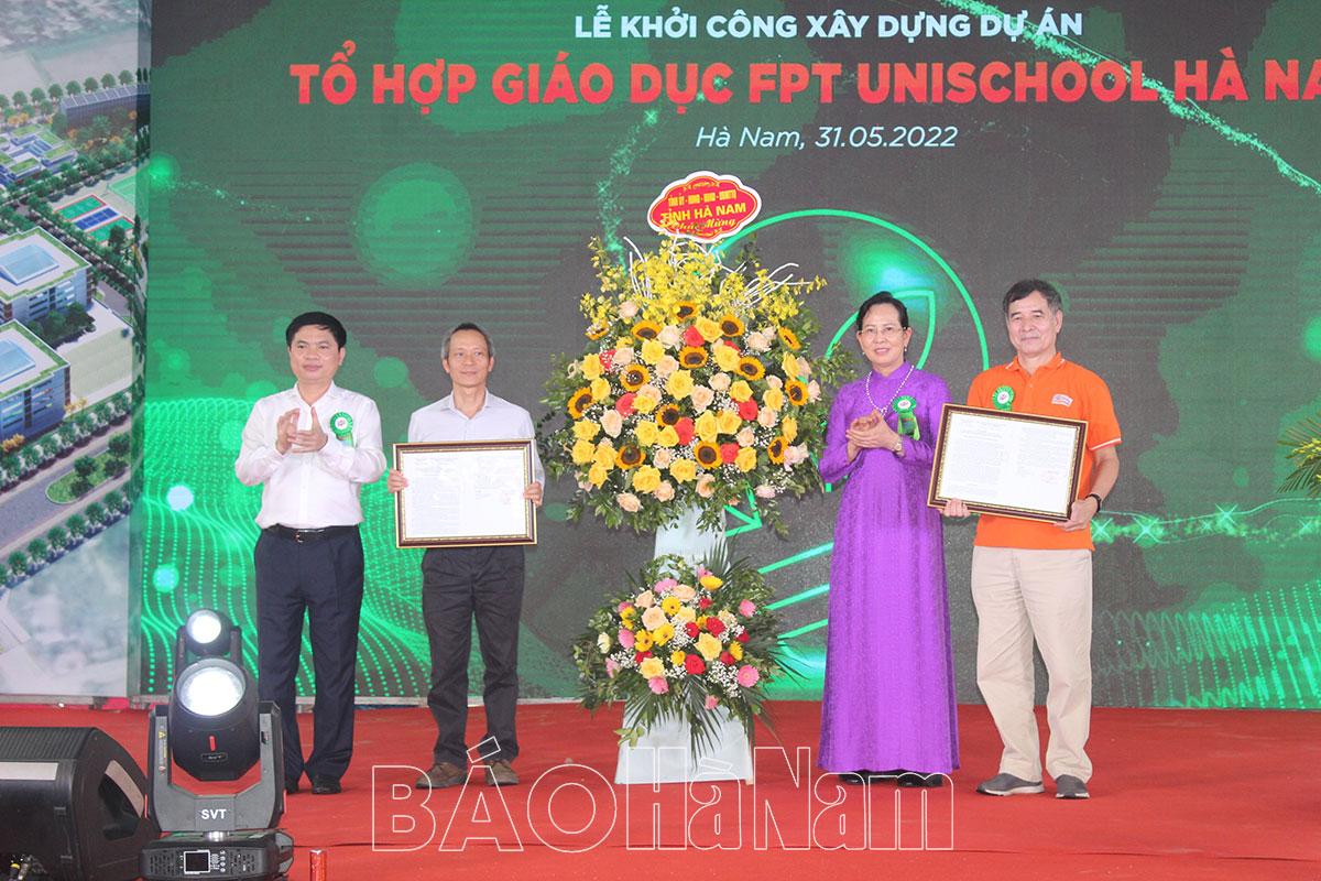 Công ty cổ phần FPT khởi công tổ hợp giáo dục tại Hà Nam