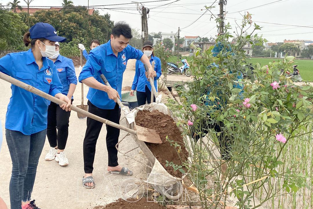 Trác Văn nỗ lực về đích nông thôn mới nâng cao
