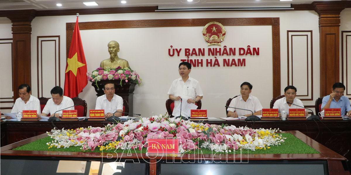 UBND tỉnh thảo luận các nội dung trình kỳ họp thường lệ giữa năm HĐND tỉnh