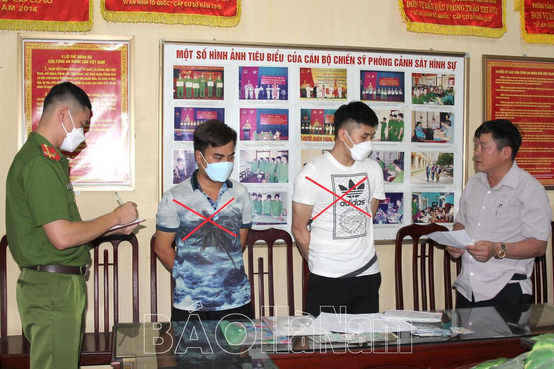 Hai đối tượng cho vay lãi nặng ở Phủ Lý bị tạm giữ hình sự