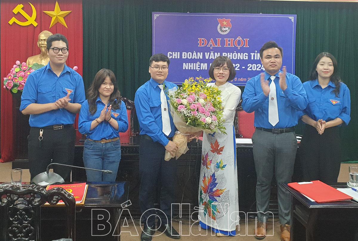 Đại hội Chi đoàn Văn phòng Tỉnh ủy nhiệm kỳ 2022-2024