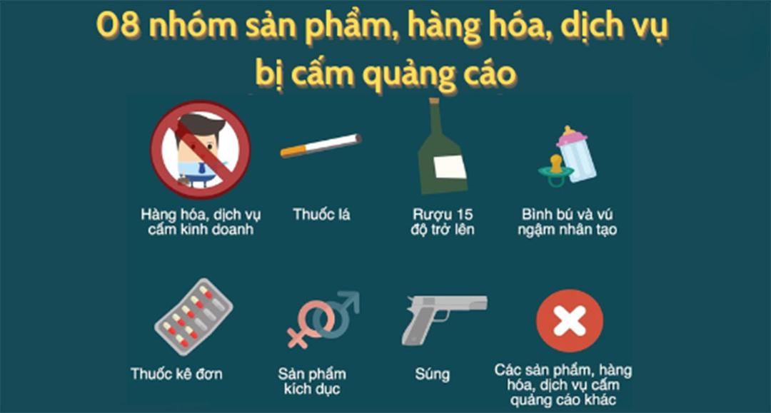 Mức phạt khi quảng cáo 08 nhóm hàng hóa, dịch vụ bị cấm quảng cáo