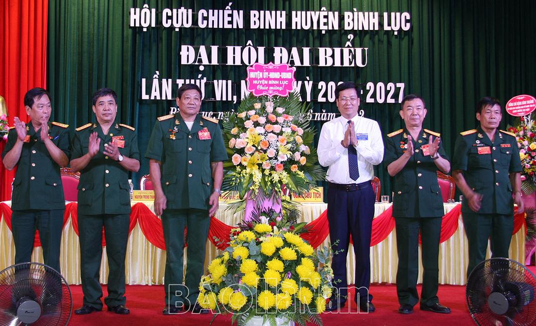 Đại hội Hội CCB huyện Bình Lục lần thứ VII, nhiệm kỳ 2022 - 2027