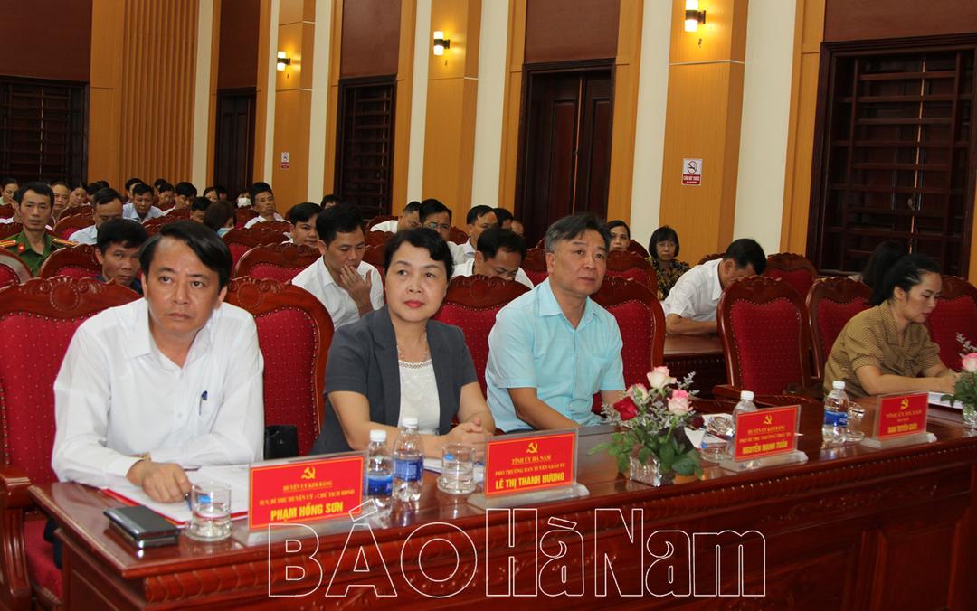 Kim Bảng tọa đàm việc triển khai thực hiện nghị quyết ĐH Đảng bộ các cấp và Chỉ thị 05 của Bộ Chính trị