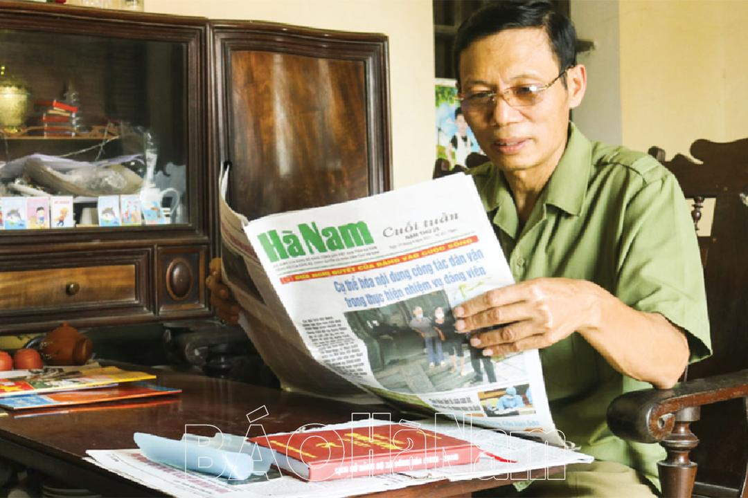 Báo Hà Nam giúp tôi hoàn thành tốt hơn chức trách, nhiệm vụ được giao