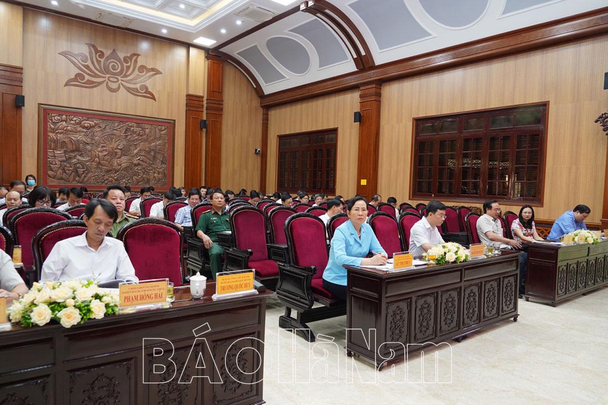 Tỉnh ủy Hà Nam tổng kết thực hiện Nghị quyết số 54-NQ/TW và Kết luận 13 của Bộ Chính trị