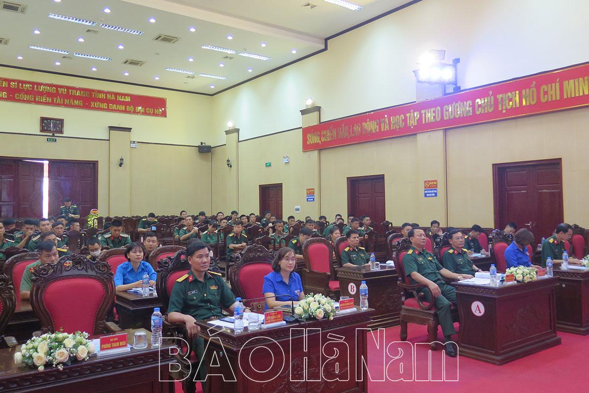 Bộ CHQS tỉnh tổng kết công tác Đoàn và phong trào thanh niên 5 năm giai đoạn 2017 - 2022
