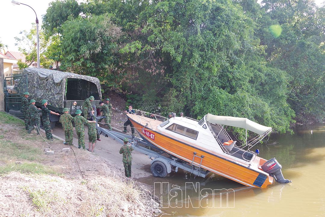 Bộ CHQS tỉnh tổ chức tập huấn lực lượng tìm kiếm cứu hộ, cứu nạn năm 2022