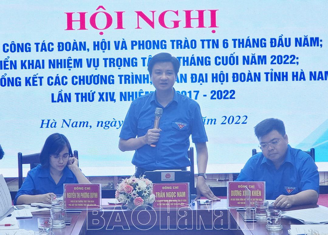 Triển khai công tác Đoàn và phong trào thanh thiếu nhi 6 tháng cuối năm 2022