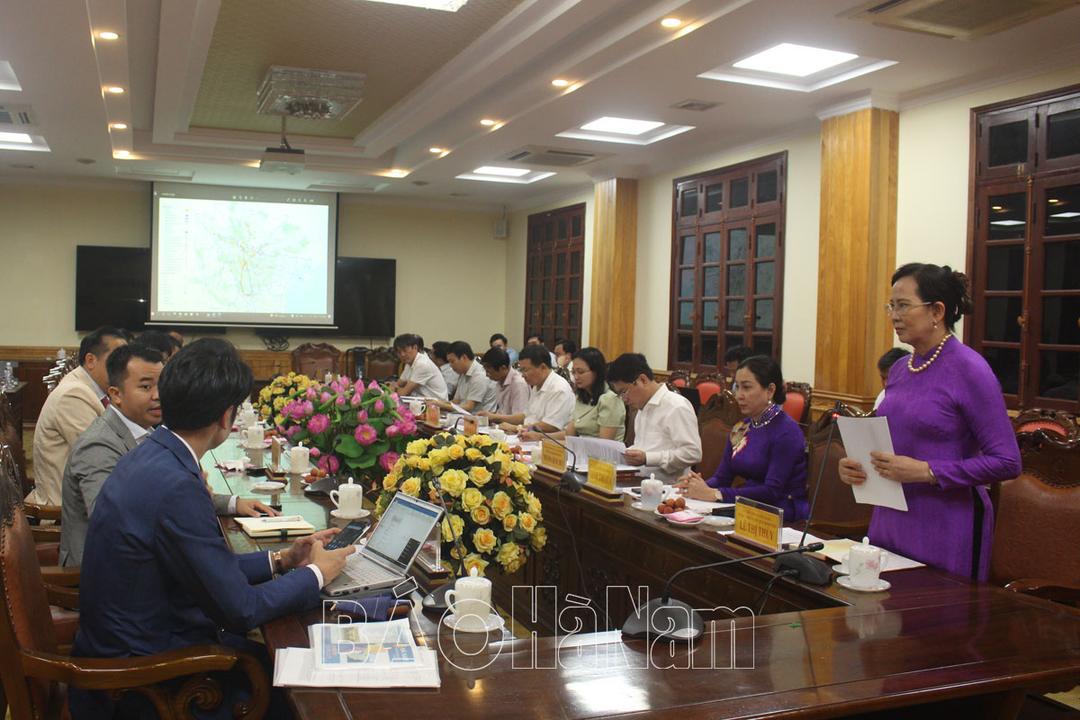 Thường trực Tỉnh uỷ làm việc với Công ty TNHH Tập đoàn Thành Đạt và Tập đoàn Mikazuki